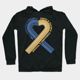 Down Syndrome Awareness Ribbon Hoodie